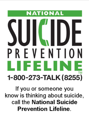 suicide prevention line